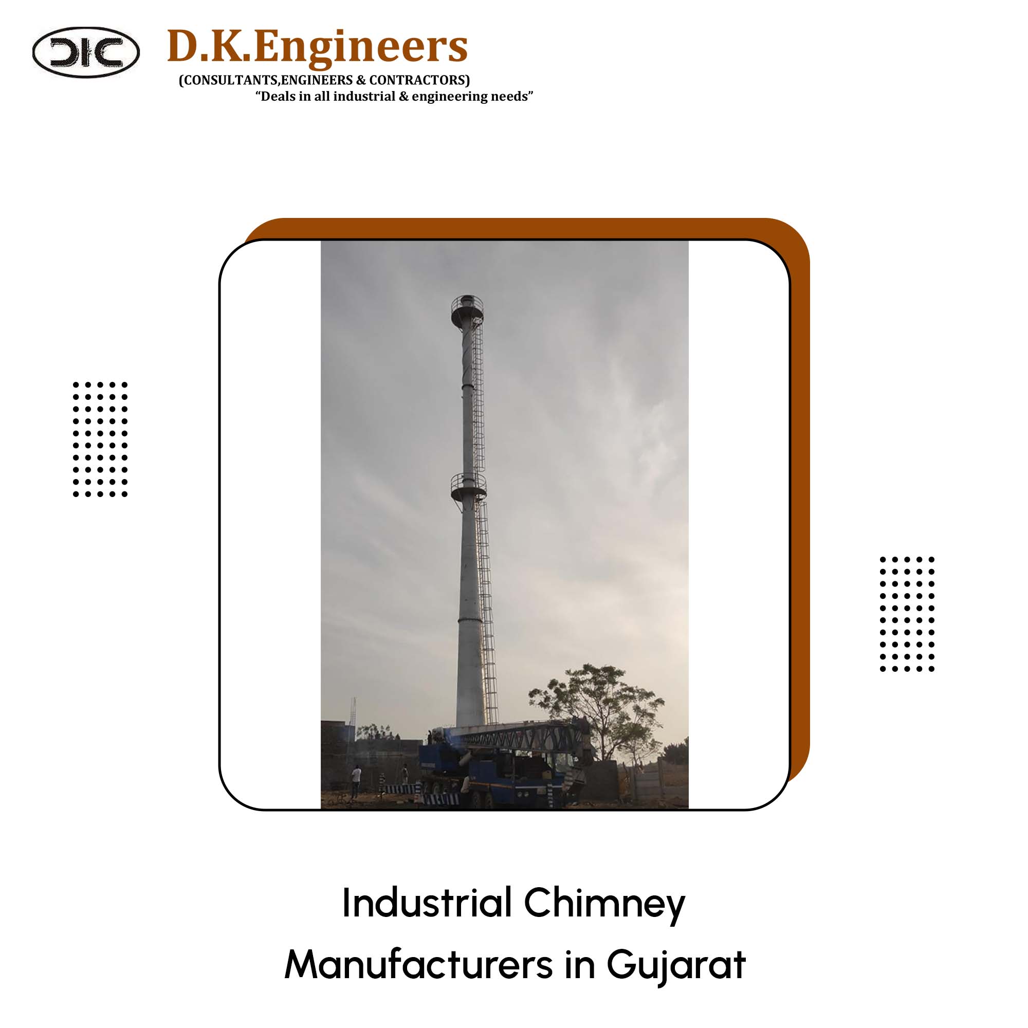 Industrial Chimney Manufacturer in Sachin, Gujarat